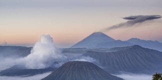 Stunning mount bromo sunrise view from a high altitude, a highlight of many bromo tour packages