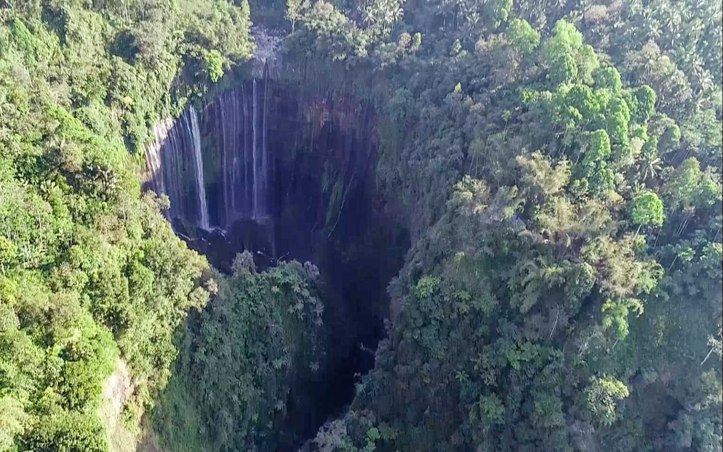 Essential aerial photography gear for a Tumpak Sewu day trip